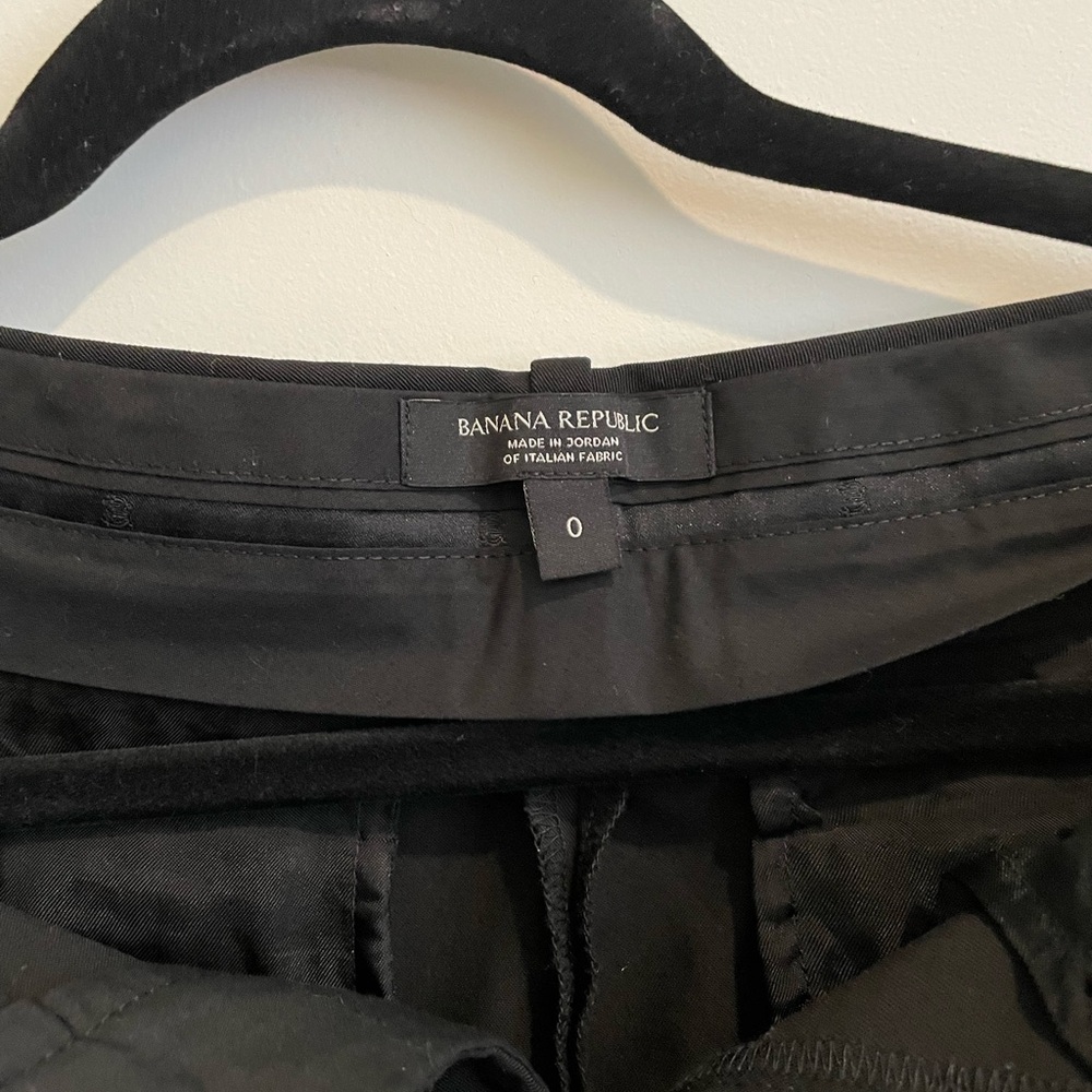 Banana Republic Structured Black Pants